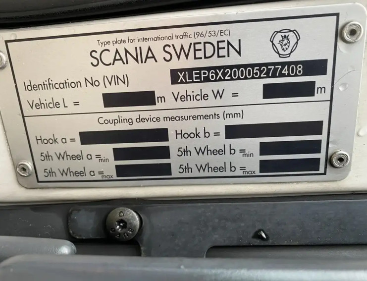 Scania P320 6x2 HMF 1420 2 x Hydraulik, Remote