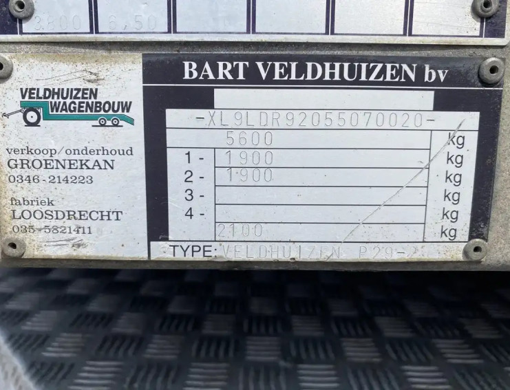 Mercedes-Benz Sprinter 313 + Veldhuizen, payload: 4.410 Kg