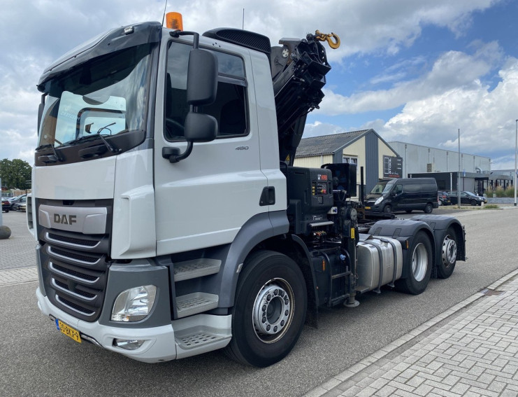 DAF CF 480 FTN HIAB 298 EP-4, X-HiDuo (Kran, Kraan, Crane, Grua)